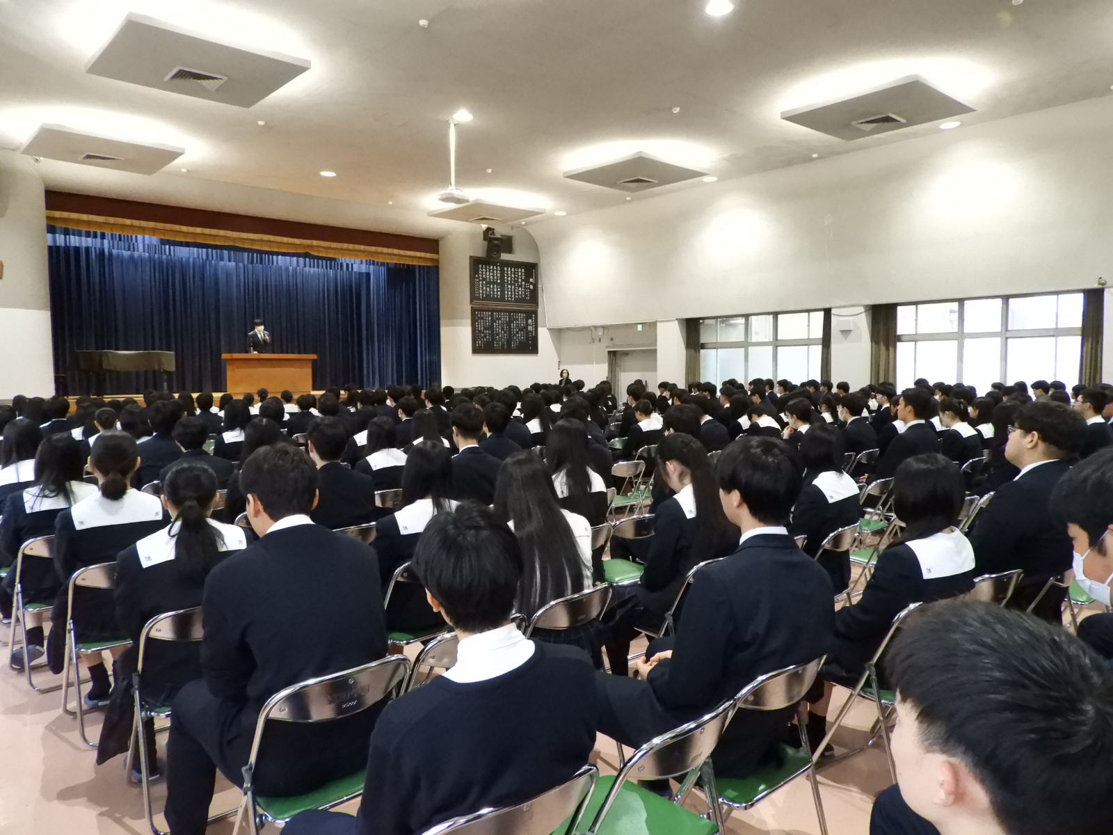 ３年生学年集会