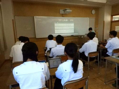 啓明１・２年入試特別講話