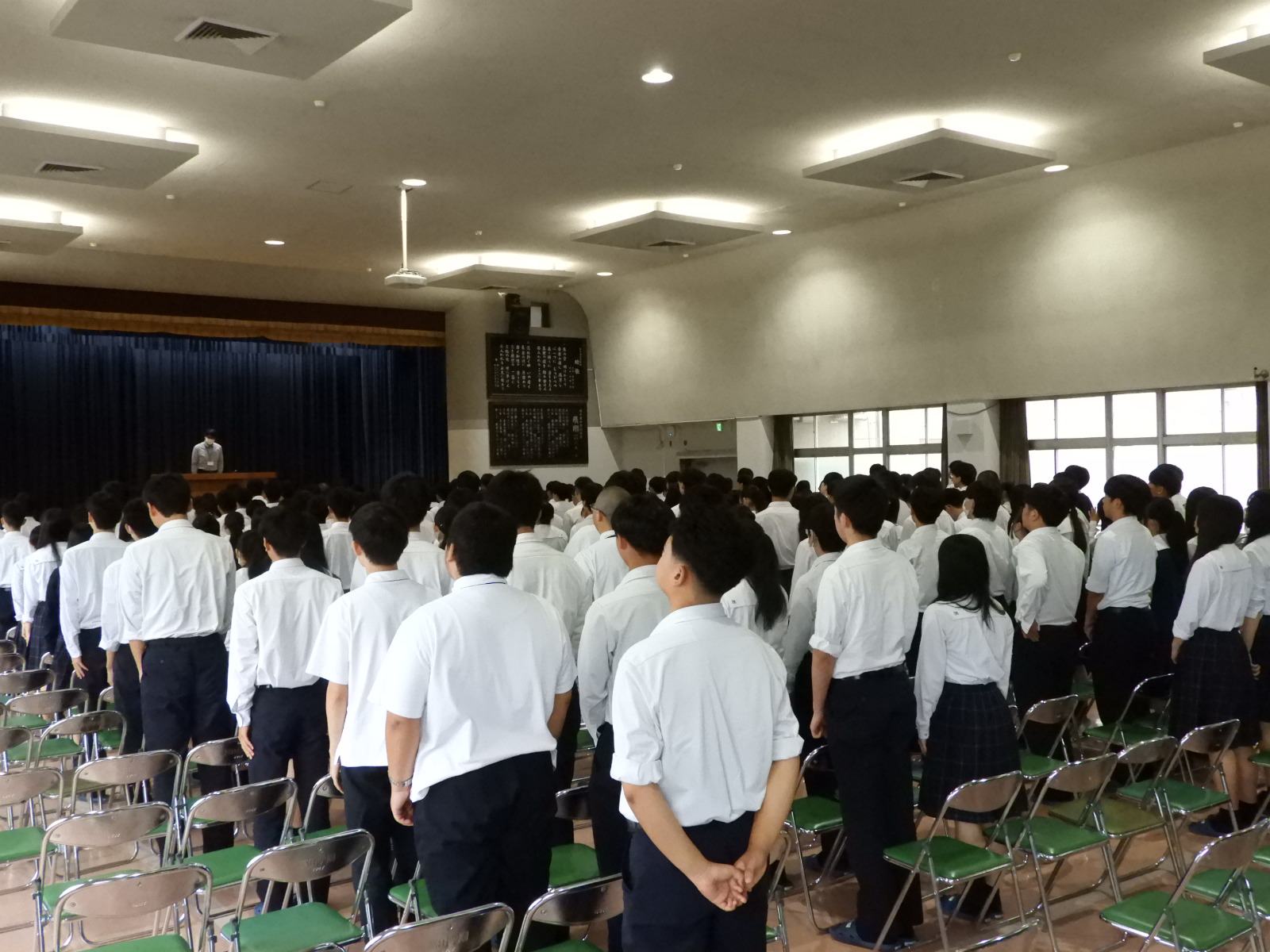 ３年生学年集会